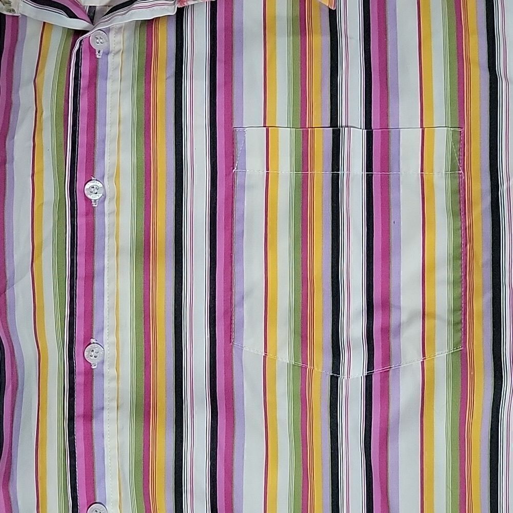 Brooklyn Express Striped Button Down - Picture 4 of 6